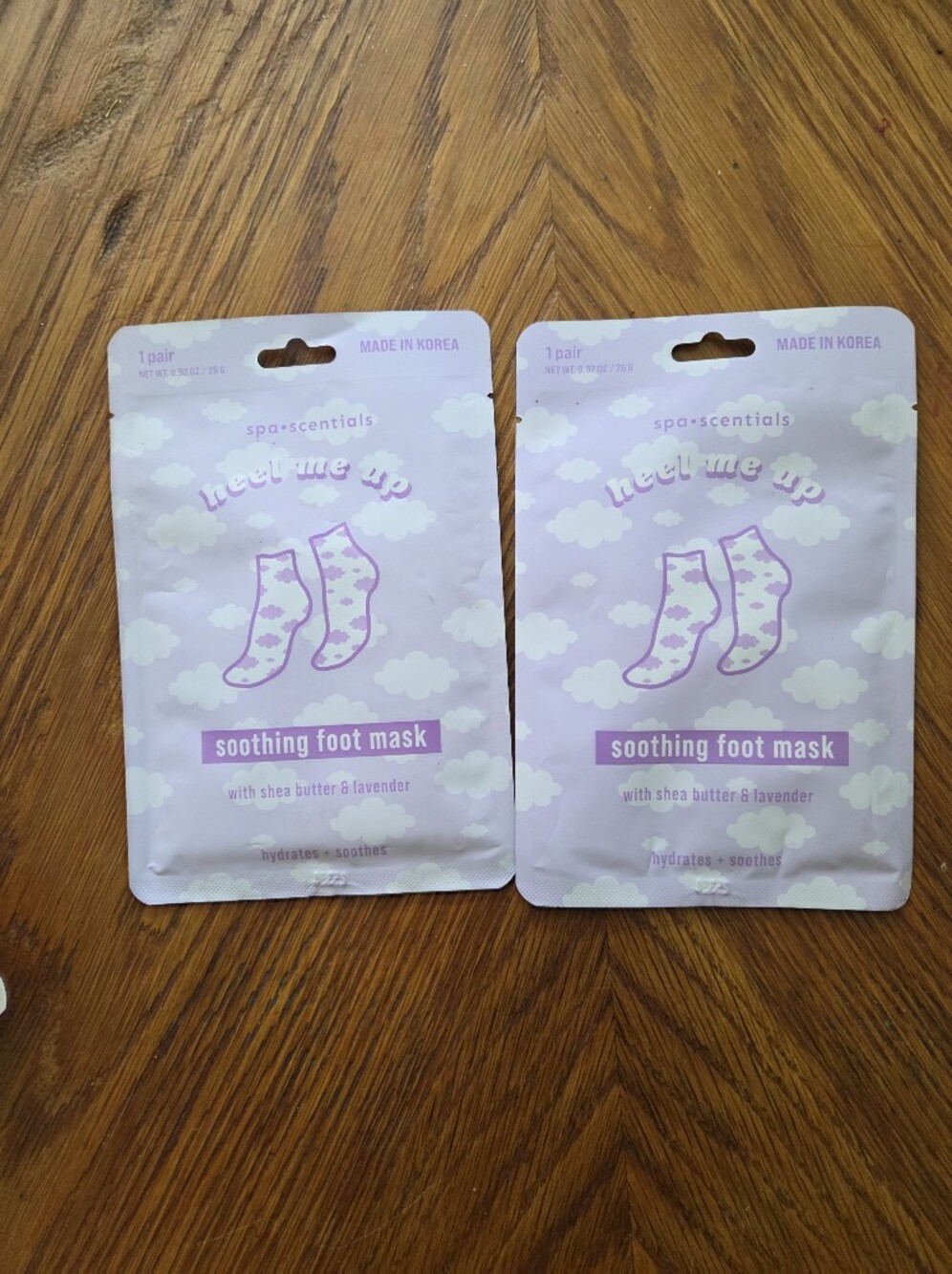 Spa-Scentials Heel Me Up Soothing Foot Mask